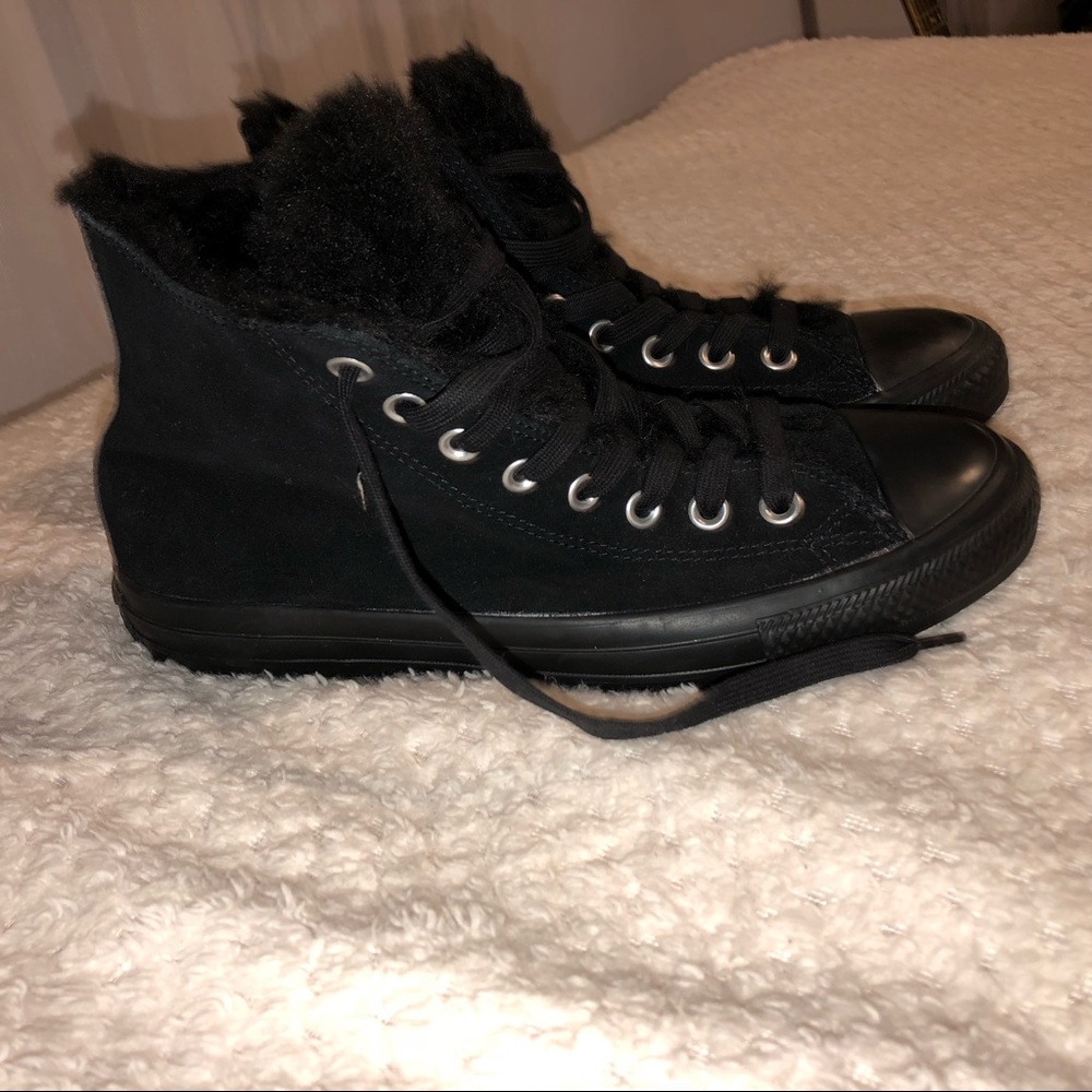 black high top converse